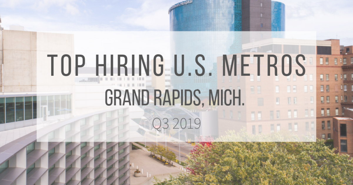 The Right Place Grand Rapids among top hiring metros in the U.S.